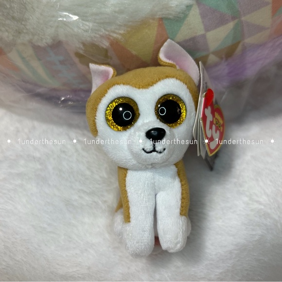 RARE! ✨ LOY the Akita Dog KEY CLIP - 3 Inch (Japan Exclusive) Ty Beanie Boos 💛 - Picture 2 of 6